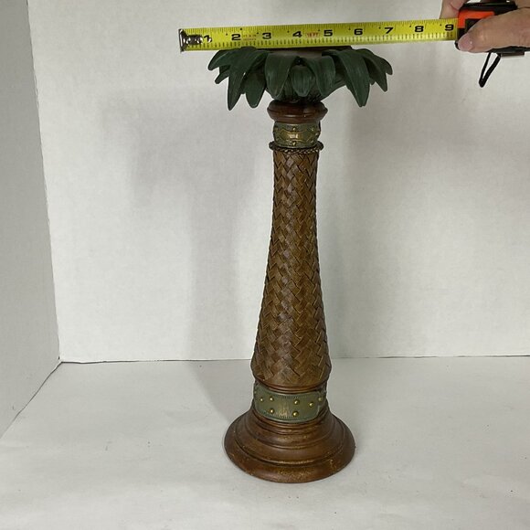 Vintage Palm Tree Candle Holder - Picture 3 of 4